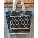 Black & Cream Boho Tote