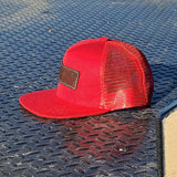 The Whole Herd Youth Western Leather Patch Cap