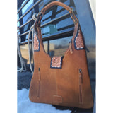 American Darling Conceal Carry Hobo Tooled "Marcella" Bag