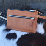 Tan Wristlet