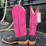 Anderson Bean Black/Pink Oiled Shark Boots