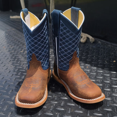 Anderson Bean Toast Bison & Navy Boots
