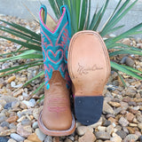 Macie Bean Kid's Crazy Horse Metallic Boots