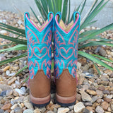 Macie Bean Kid's Crazy Horse Metallic Boots