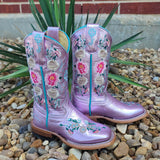 Macie Bean Kid's Pink Metallic Boots