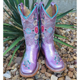 Macie Bean Pink Metallic Boots