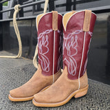 Olathe Men's Sand Angry Elk Boots