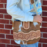 American Darling Cowhide & Rope Bag