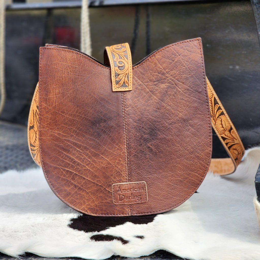 American Darling Tooled Leather Purse – Western Edge, Ltd.