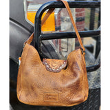 American Darling Bomber Leather & Cowhide Shoulder Bag