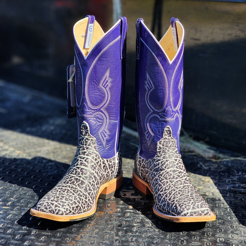 Men's Anderson Bean Black and White Vintage Elephant Boots