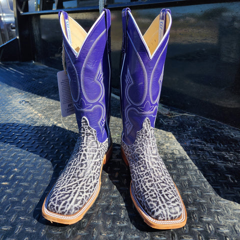 Ladies Anderson Bean Black and White Elephant Boots