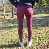 KanCan Burgundy High Rise Skinny Jean