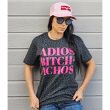 Black Leopard Adios Bitch-Achos Tee