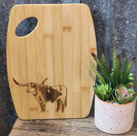 Longhorn Cutting Board