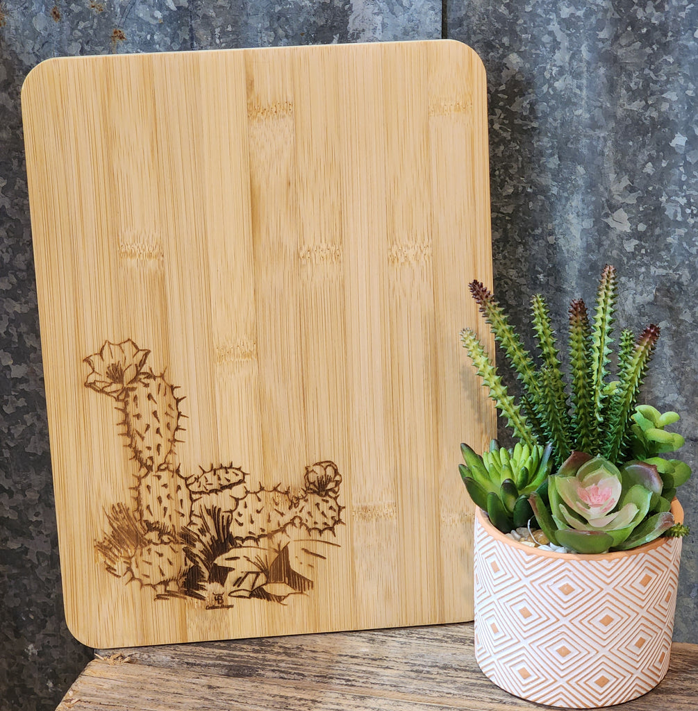 Cactus Cutting Board
