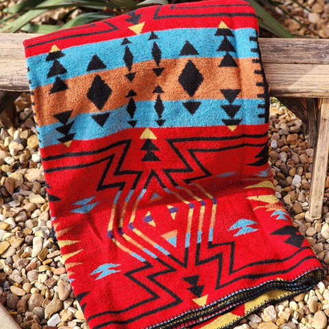 Red Zuni B.S. Throw