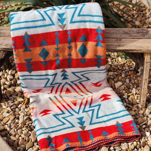 White Zuni B.S. Throw