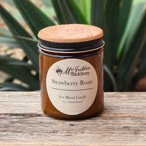 McIntire Saddlery Strawberry Roan Candle