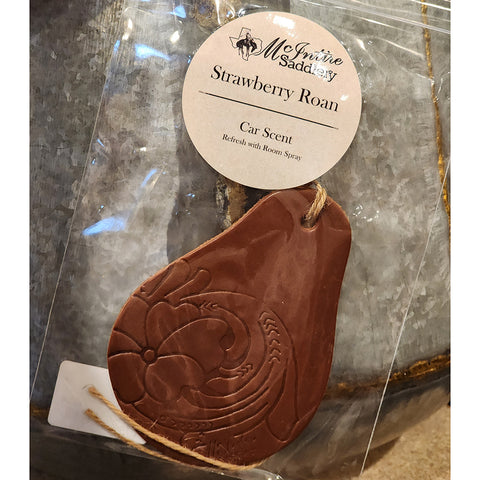 McIntire Saddlery Strawberry Roan Car Scent