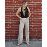 KanCan Taupe 90's Ultra High Rise Wide Leg Jean