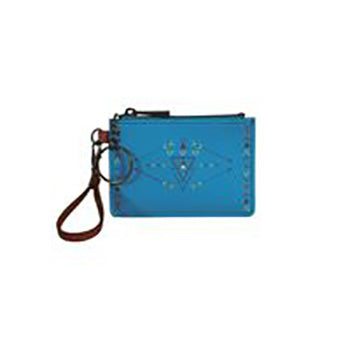 Turquoise with Arrows Mini ID Holder