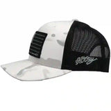 Hooey White Camo Flag Cap