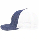 Hooey Denim & White Hooey Up Patch Cap