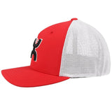 Hooey Red & White Hooey Up Cap