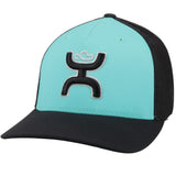 Hooey Youth Turquoise and Black Cap-Black Hooey Up Patch