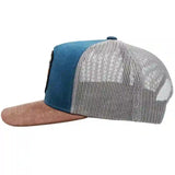 Hooey Cheyenne Patch Blue & Char & Brown Cap