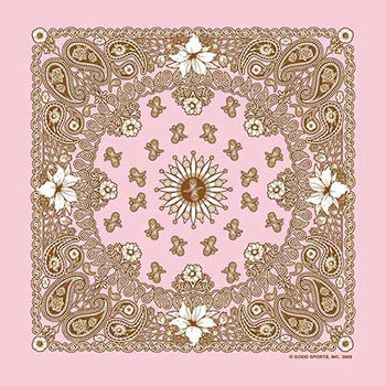 Carolina Bandana Poly Cotton Pink