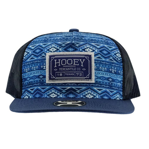 Hooey Aztec Pattern Blue Front & Black Mesh Back Cap