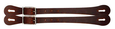 Brown Leather Spur Straps