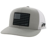Hooey "Liberty Roper" Grey & White Trucker Cap