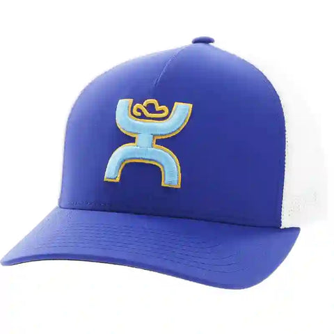 Hooey Mid Profile Blue/White Cap-Hooey Up Logo