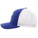 Hooey Mid Profile Blue & White Cap-Hooey Up Logo
