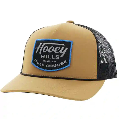 Hooey High Profile Work Tan/Black Cap-Hooey Golf Patch