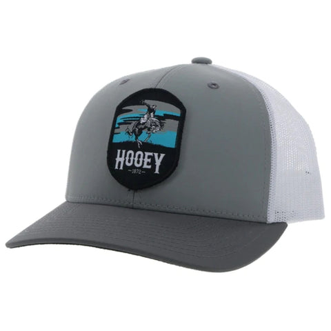 Hooey Grey & White Horizon Cap