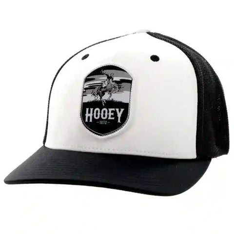 Hooey Black/White Cheyenne Cap