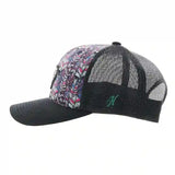 Hooey Rope Like A Girl Patch Feather Pattern Cap