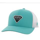 Hooey Turq/White Rope Like A Girl Cap