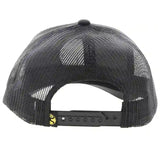 Hooey Mid Profile Black Cap-Gold Resistol Patch