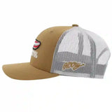 Hooey Tan & White Resistol Feather Cap