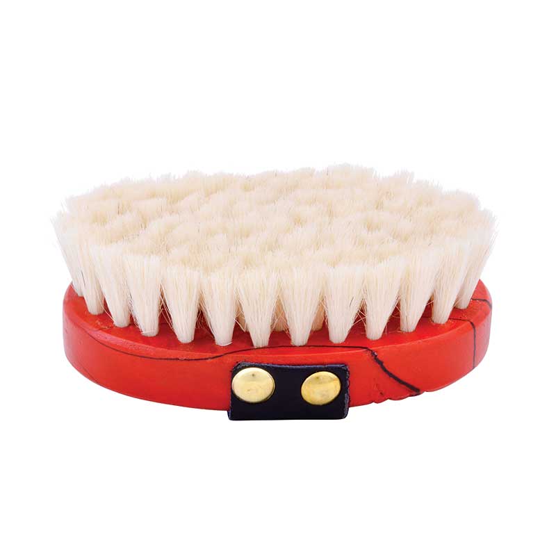 Wood Goat Hair Finishing Brush-Small