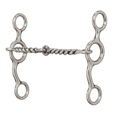 Weaver 5" Sweet Iron Twisted Wire Snaffle Mouth