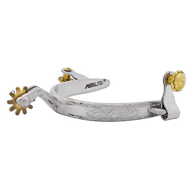 Ladies Rose Engraved Spurs