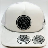 Hooey High Profile White Cap-Cowboy GOLF Patch