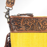 Fringe Mustard Purse