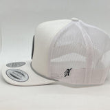 Hooey High Profile White Cap-Cowboy GOLF Patch